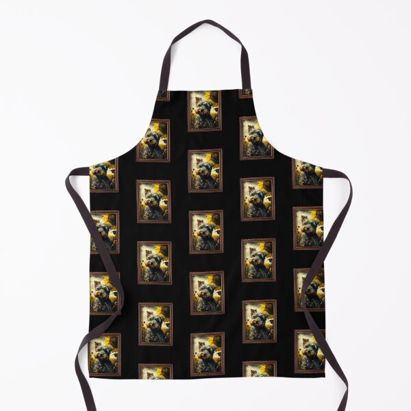 Item preview, Schnoodle Sunflower Painting Adorable Dog designed and sold by rafaeltto.
