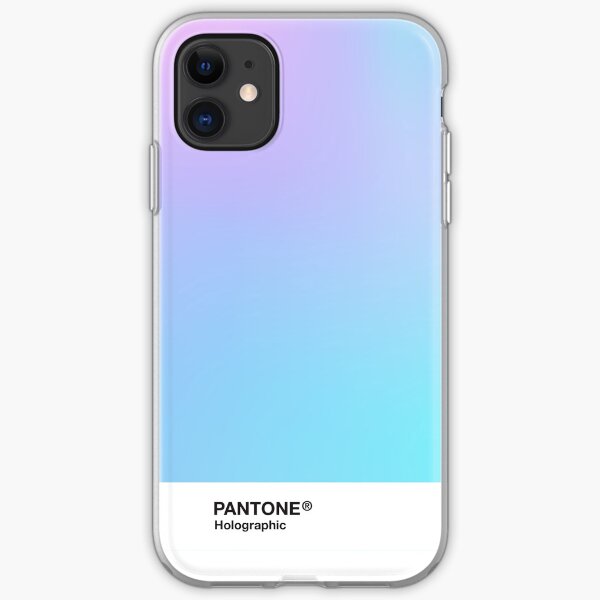 H.I.P.A.B - Holographic Iridescent Pantone Aesthetic Background 3 iPhone Soft Case