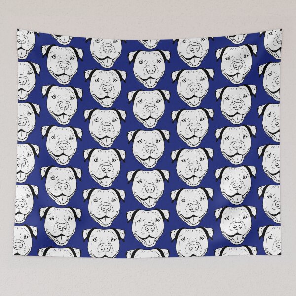 Item preview, Blue Pitbull mom - Pitbull mama - sweet Pitty face - staffy cuteness - Pitbull family - pitbull gifts designed and sold by smooshfaceutd.