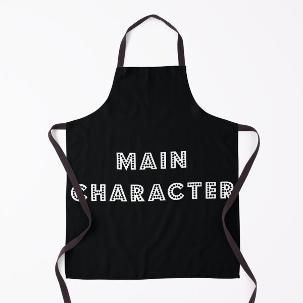 Item preview, Main Character - white text on black designed and sold by LittleBettyMakes.