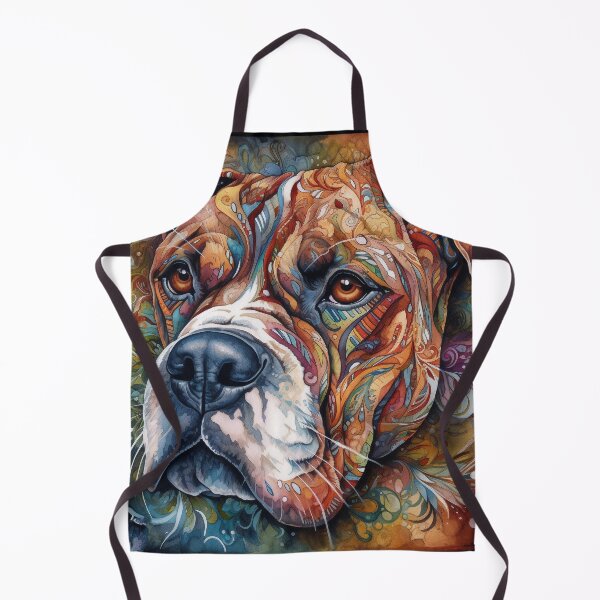 Item preview, Tribal Boxer Dog Pop Art 8 designed and sold by DiatomDesigns.