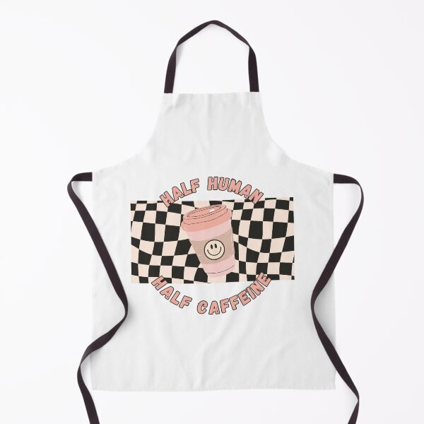 Item preview, Half Human Half Caffeine pink checkerboard sticker design logo designed and sold by mnkygirl13.