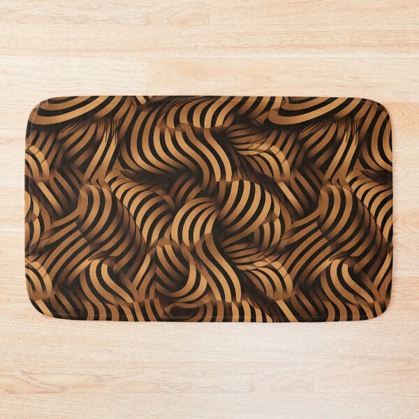 Item preview, Large Print Golden Tanglewave Fusion | Seamless Pattern designed and sold by Adam Prettyjohns.