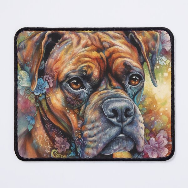 Item preview, Tribal Boxer Dog Pop Art 10 designed and sold by DiatomDesigns.