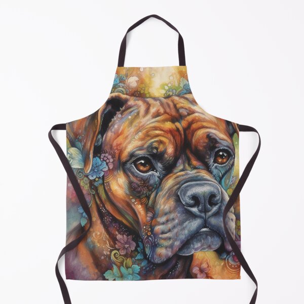 Item preview, Tribal Boxer Dog Pop Art 10 designed and sold by DiatomDesigns.