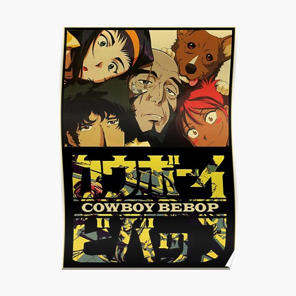 Cowboy Bebop Rétro Poster