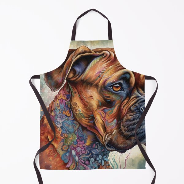 Item preview, Tribal Boxer Dog Pop Art 11 designed and sold by DiatomDesigns.
