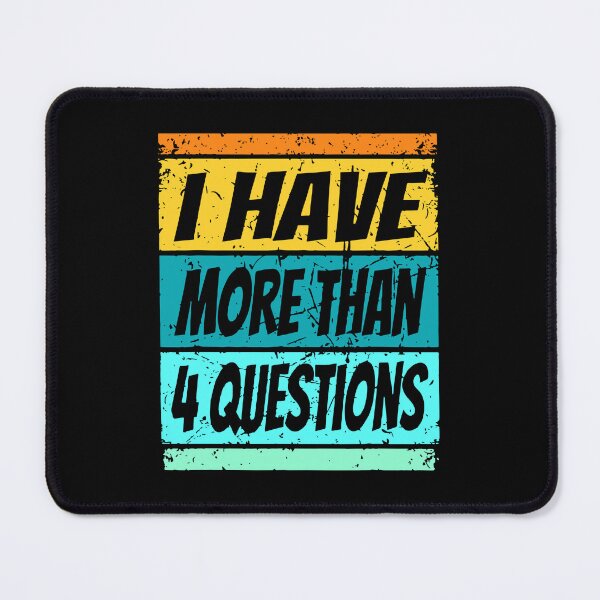 Item preview, I Have More Than Four Questions Vintage Passover Seder Funny Passover Seder designed and sold by Janewarka ⭐⭐⭐⭐⭐.