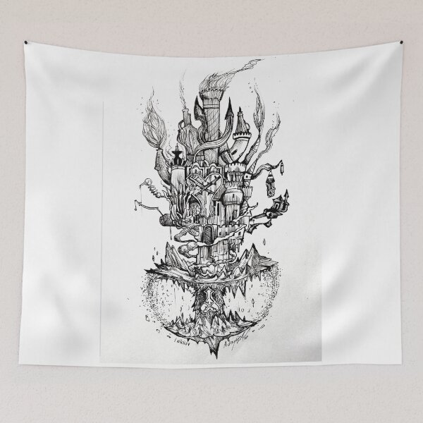 Item preview, Kingdom Hearts 1 Hollow Bastion designed and sold by Inkhov Art.