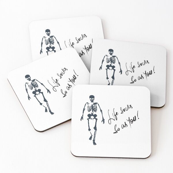 Item preview, Life sucks so as you black and white designed and sold by chuckletuckle.