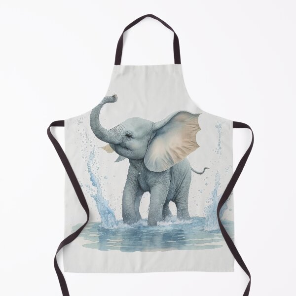 Item preview, Whimsical Baby Elephant Watercolor: Dreamy Children's Book Style Illustrations designed and sold by mfbyrm.