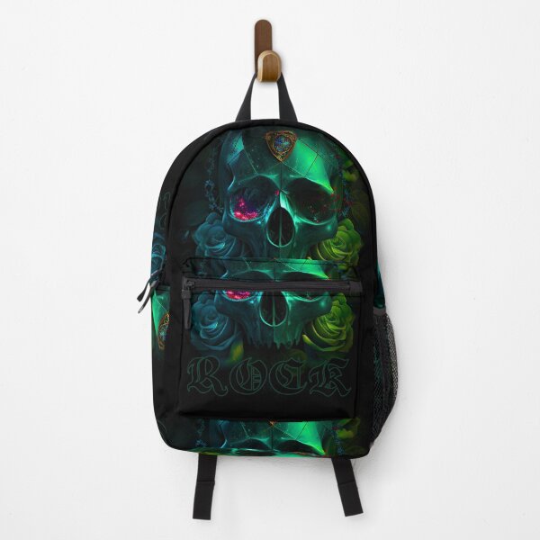 Item preview, Emerald and botanic skull - Rock designed and sold by Anas Xenophon.