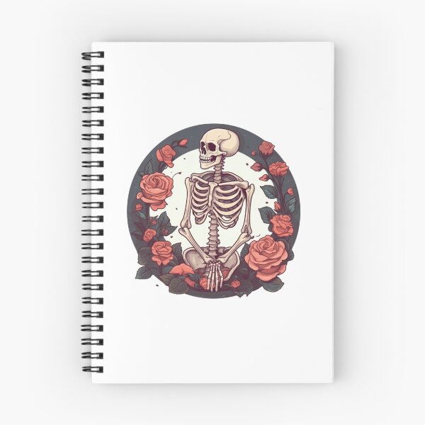 Item preview, Skeleton and Roses designed and sold by HandCraftedArt.