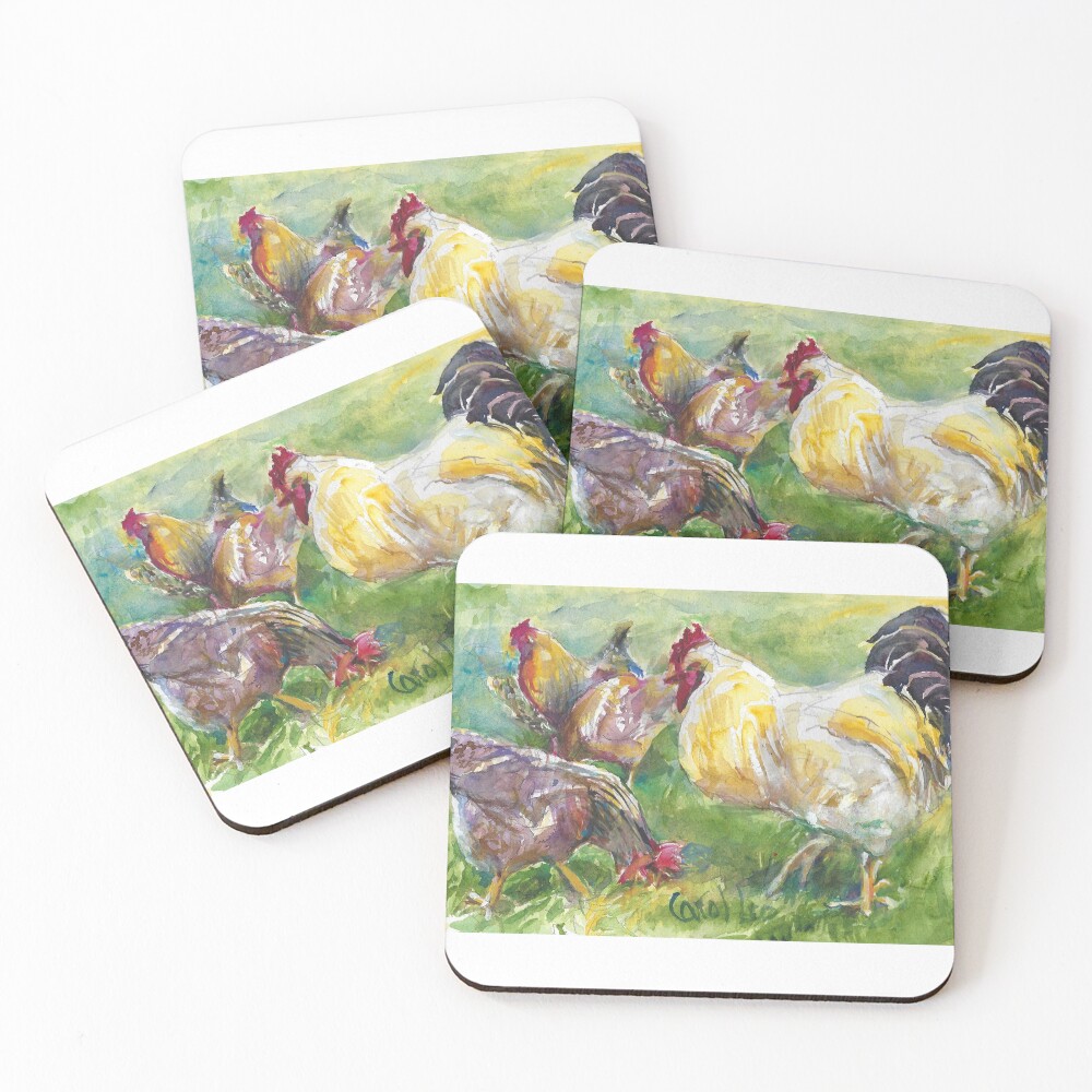 Item preview, Coasters (Set of 4) designed and sold by carolscardsart.