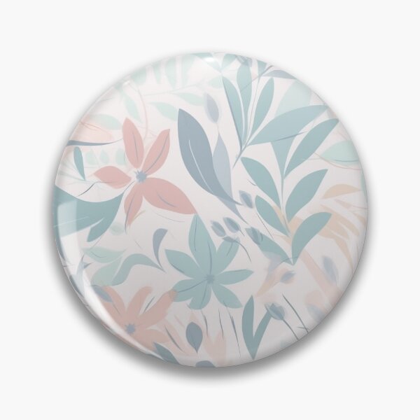 Item preview, Soft Floral and Leaf Pattern designed and sold by stephne.