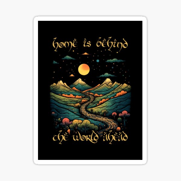 Item preview, Home is Behind, the World Ahead - Start Night - Fantasy designed and sold by Fenay Designs.
