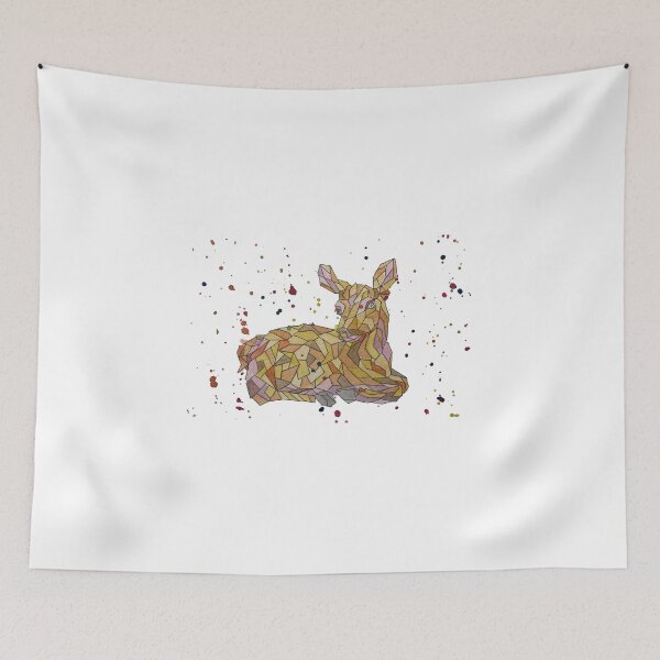 Item preview, Cervatillo de polígono de acuarela designed and sold by Sproutopia-Art.