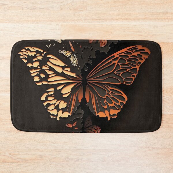 Item preview, Optical Illusion Butterfly Art: Captivating Negative Space Designs designed and sold by mfbyrm.