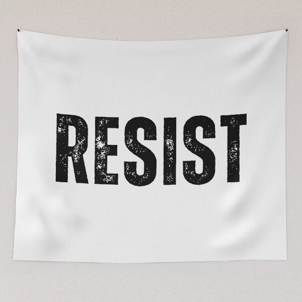 Item preview, Black Distressed Resist designed and sold by ViewerEqualsPhoton.