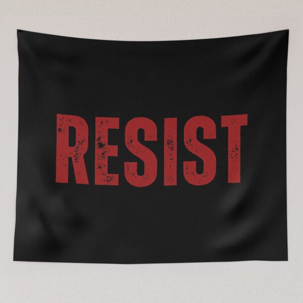 Item preview, Red Distressed Resist designed and sold by ViewerEqualsPhoton.