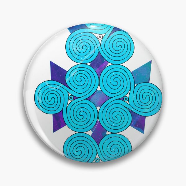 Item preview, Winter triskelle cross sigil designed and sold by Donkjonk.