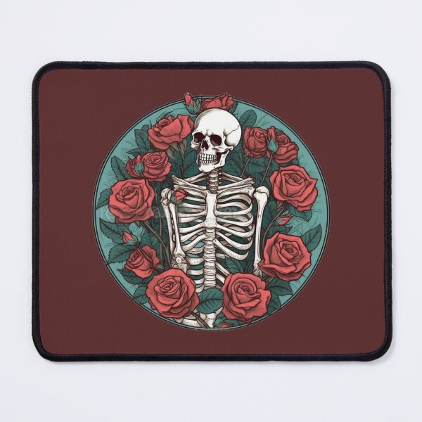Item preview, Skeleton and Roses designed and sold by HandCraftedArt.