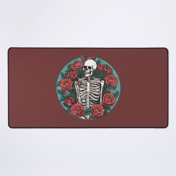 Item preview, Skeleton and Roses designed and sold by HandCraftedArt.