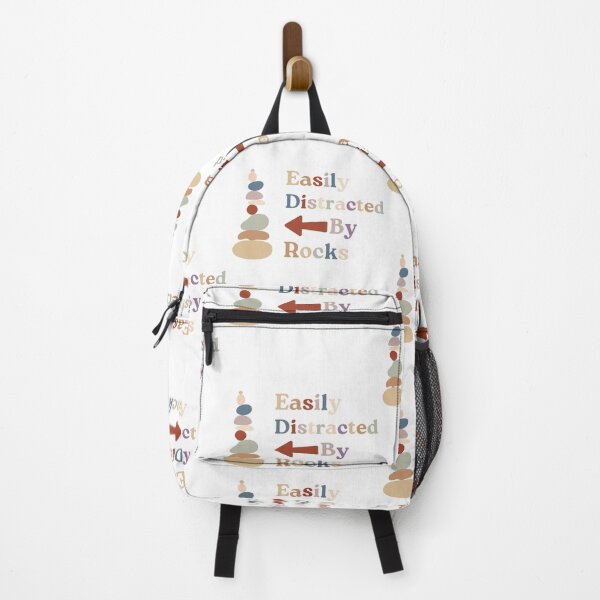 Item preview, Easily Distracted By Rocks, Rocks Lovers, Rock Paper Scissors designed and sold by Fashion Art Gifts ⭐⭐⭐⭐⭐.