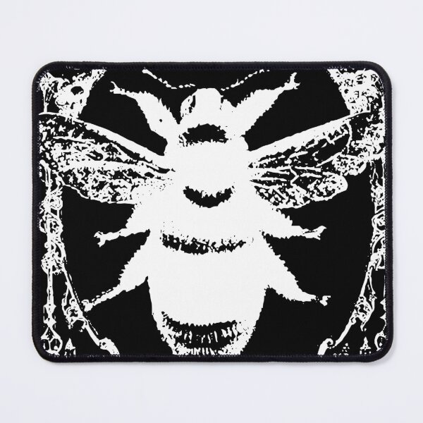 Item preview, Bee in Gothic Frame - Black and White Insect in Baroque Border designed and sold by BoyPilot Goods.
