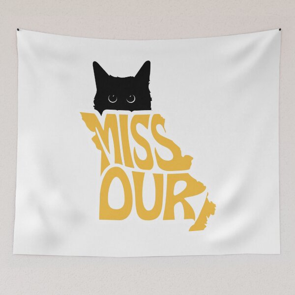 Item preview, Cat Loves Missouri | State Pride Shirt for Pet Lovers designed and sold by GoblinBoutique.