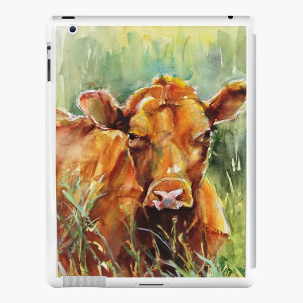 Yellow Cow Stares Back atcha' iPad Snap Case