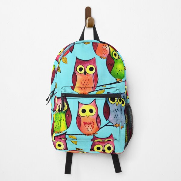 Item preview, Vibrant Owls Pattern designed and sold by reypr.