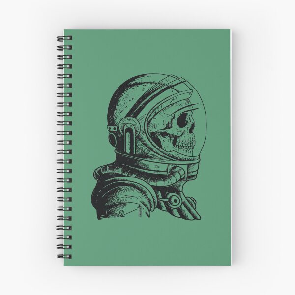 Item preview, Skull in an astronaut helmet   designed and sold by rachelward66.