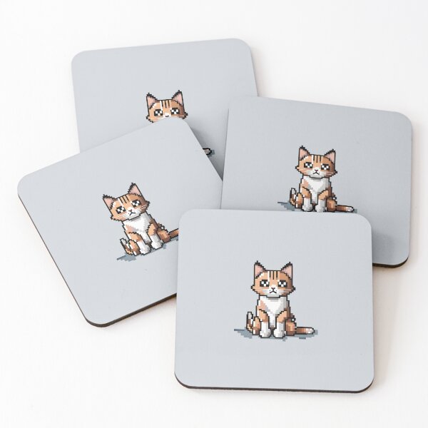 Item preview, Stay With Me PixelToon Cat designed and sold by ToonArt ⭐️⭐️⭐️⭐️⭐️.