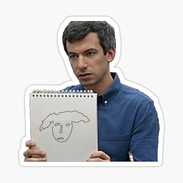 nathan for you sign Sticker