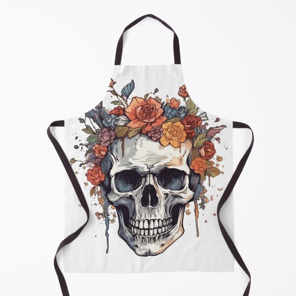 Item preview, Floral Crown Skull - A Beautifully Macabre Design for Unique Souls designed and sold by Dimokaya Clothing Co..