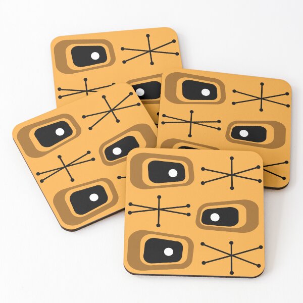 Artikelvorschau, Atomic Age TVs Starbursts Orange entworfen und verkauft von thepixelgarden.