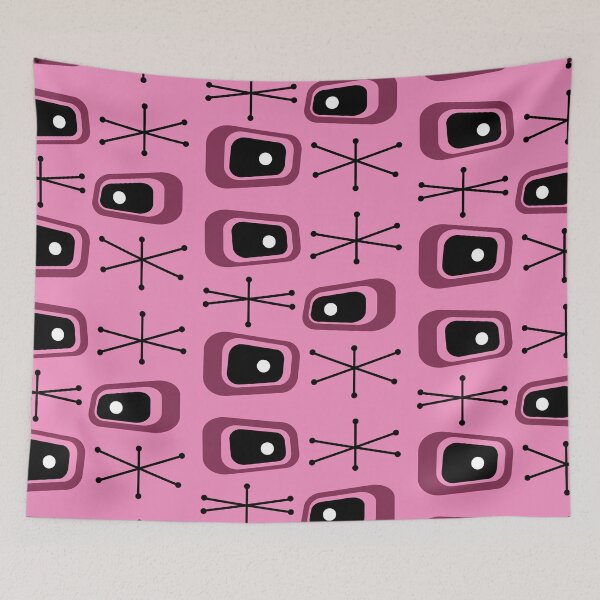 Artikelvorschau, Atomic Age TVs Starbursts Pink entworfen und verkauft von thepixelgarden.