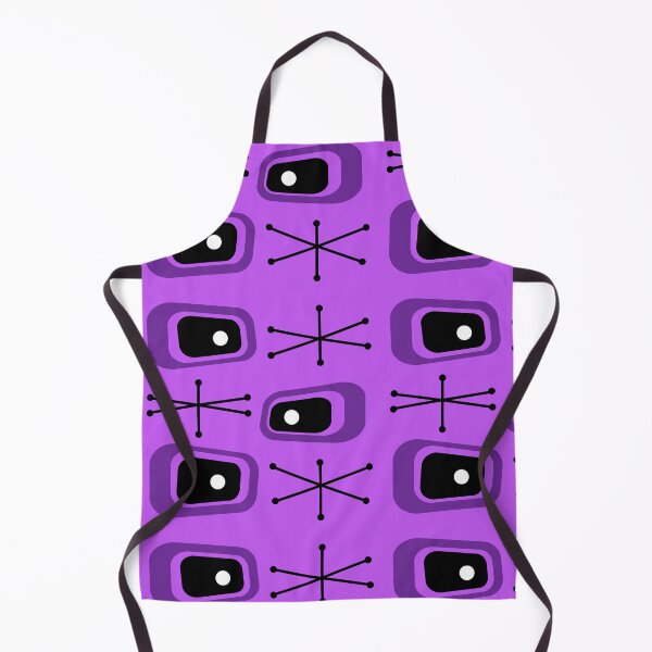 Artikelvorschau, Atomic Age Fernseher Starbursts Purple entworfen und verkauft von thepixelgarden.