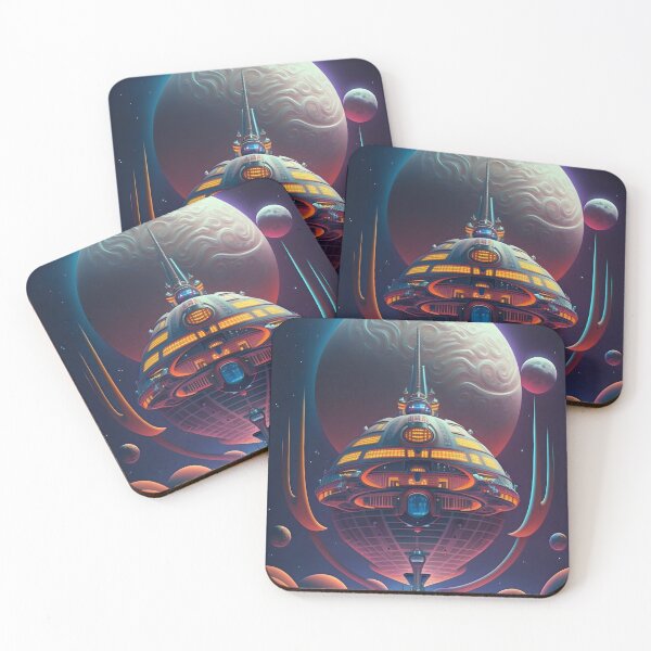 Item preview, Deco Mothership lands on planet X designed and sold by alexoviedo999.