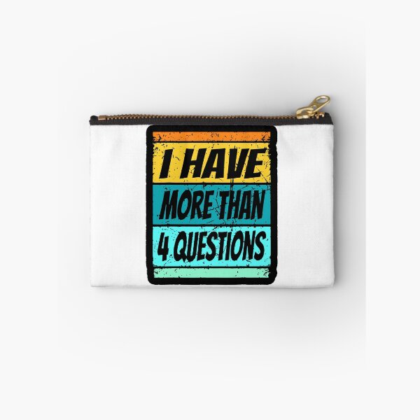 Item preview, I Have More Than Four Questions Vintage Passover Seder Funny Passover Seder designed and sold by Janewarka  ⭐⭐⭐⭐⭐.