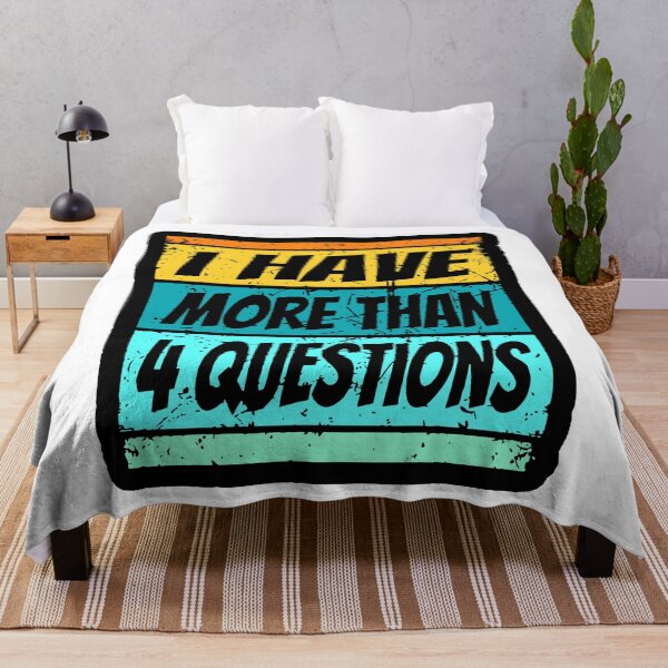 Item preview, I Have More Than Four Questions Vintage Passover Seder Funny Passover Seder designed and sold by Janewarka ⭐⭐⭐⭐⭐.