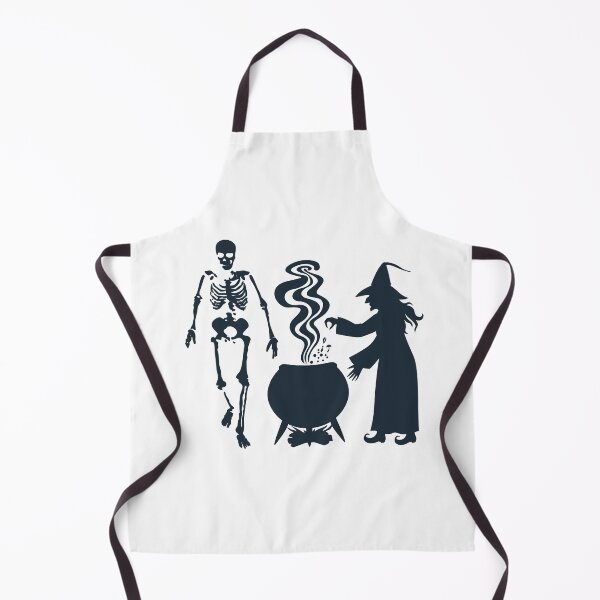 Item preview, Gothic witch halloween spooky skeleton silhouette designed and sold by chuckletuckle.