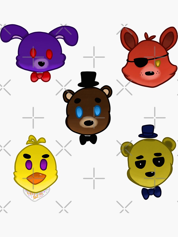 Five Night's at Freddy's 2 Toy Animatronic Stickers Sticker for