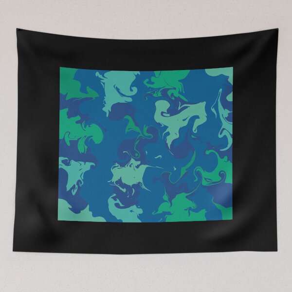 Item preview, Abstract Neon Style Art - Perfect for Modern Home Decor Blue designed and sold by chuckletuckle.