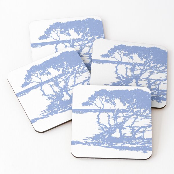 Item preview, Tree landscape in Blue  designed and sold by NJartbyNJacobson.