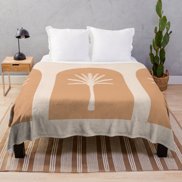 Item preview, Coastal Palmtree Arch in Warm Beige designed and sold by CircusCreative.