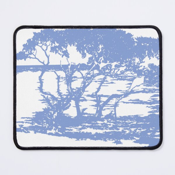 Item preview, Tree landscape in Blue  designed and sold by NJartbyNJacobson.
