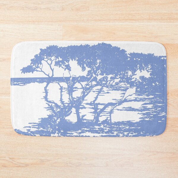 Item preview, Tree landscape in Blue  designed and sold by NJartbyNJacobson.