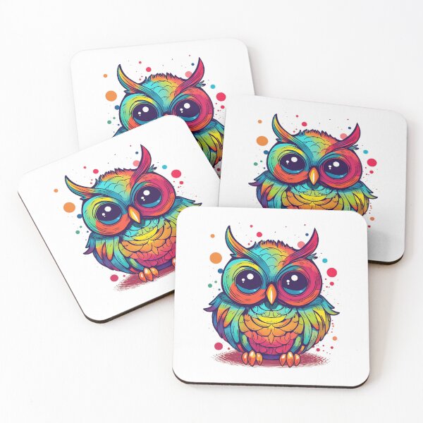 Item preview, Wise and Witty Whoo: A Playful Cartoon Owl designed and sold by Designs-By-Geli.